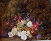 unknow artist Floral, beautiful classical still life of flowers.076 painting